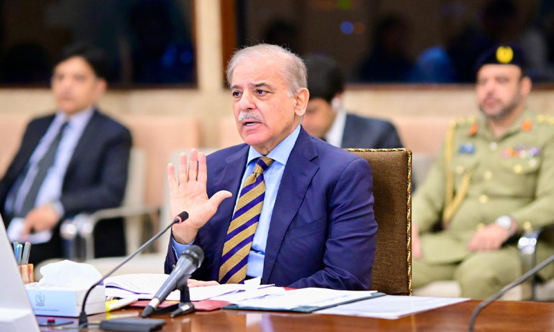 وزیر اعظم شہباز شریف نے عالمی کشیدگی کے معاشی اثرات پر اجلاس کی صدارت کی