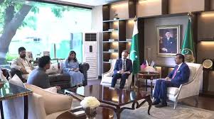 پاکستانی قونصل جنرل سے پاک امریکن بزنس رہنما کی ملاقات